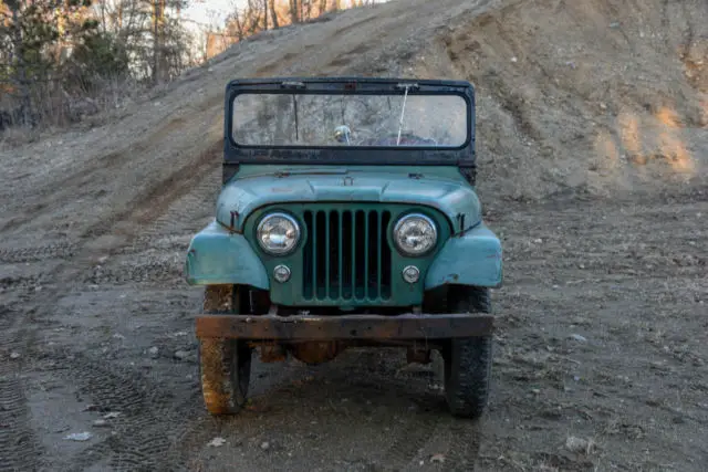 1955 willys jeep cj5 w/ pto & 3-point hitch, original agrijeep farm barn find