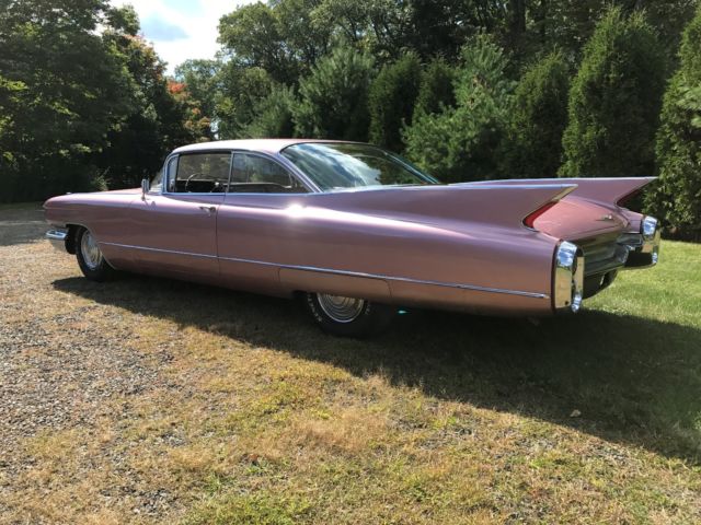 1960 cadillac 2 door coupe "big fin" persian sand all original