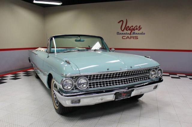 rare 1961 ford galaxie sunliner! restored and ready to drive! look!