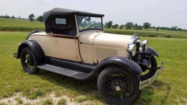 1929 ford model a standard roadster all-original