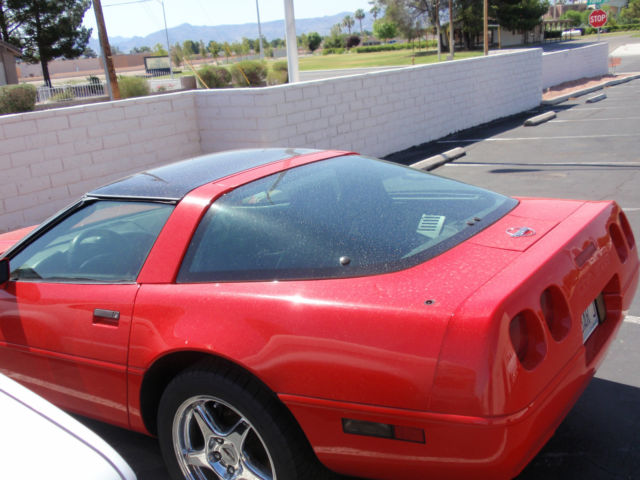 corvette, 93 c4 40th anniversary red. blown engine