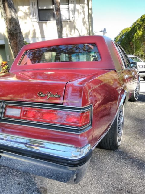 1982 chrysler new yorker - one owner survivor