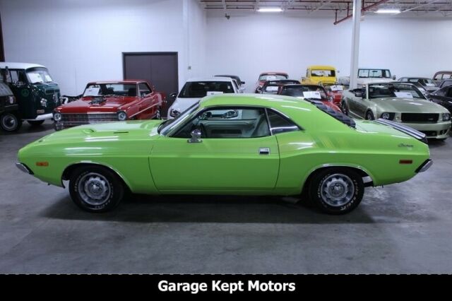 1973 dodge challenger sublime green coupe 340 v8 51171 miles