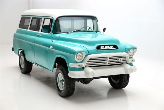 1957 gmc suburban napco 4 wheel drive (winter clearance sale $39,90 manual suv