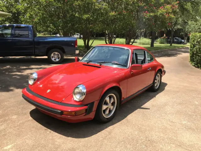 1974 porsche 911 coupe peru red
