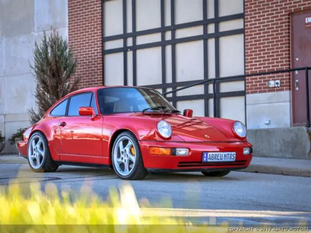 gorgeous 1990 porsche 964, with only 69,000 original miles