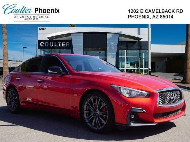 used 2019 infiniti q50 red sport 400 phoenix, az 85014 for sale in phoenix, arizona