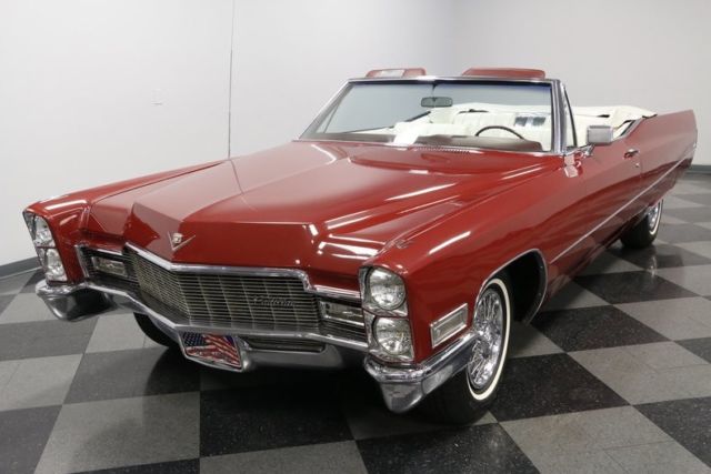 1968 cadillac deville convertible 91441 miles san mateo red convertible 472 v8 3