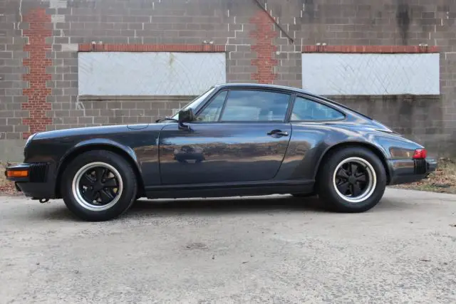 1987 porsche 911 carrera 49,970 miles marine blue metallic coupe 3.2 liter manu