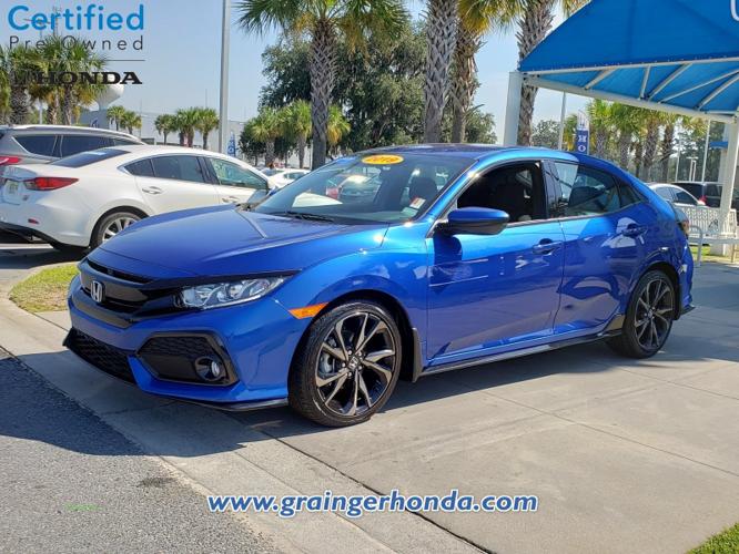certified 2019 honda civic sport hatchback garden city, ga 31408 for sale in savannah, georgia