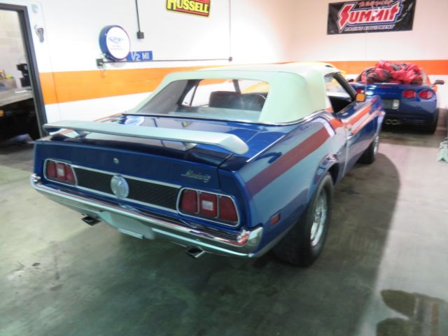 must see 71 ford mustang mach 1 convertible replica 351c,fmx,9 inch,tach&gauges!