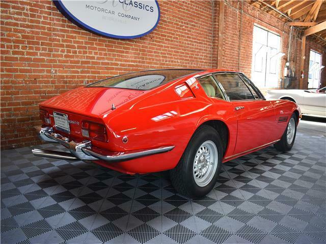 1971 maserati ghibli, red with 49259 miles available now!