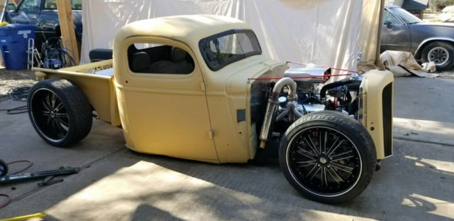 1946 chevrolet truck rod chop & channeled full custom!