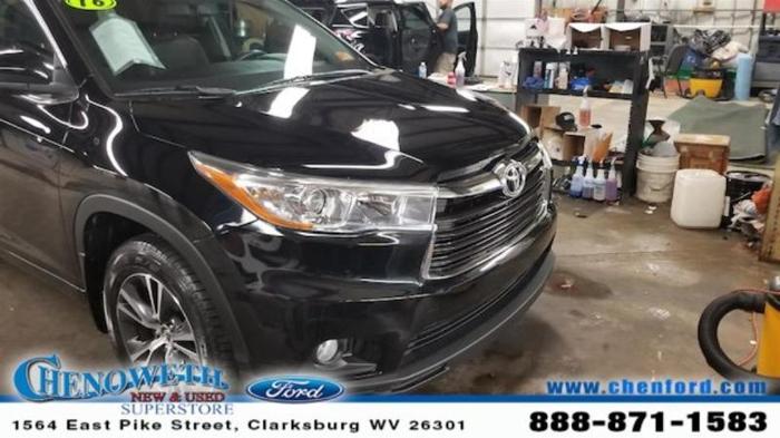 2016 toyota highlander xle awd xle 4dr suv for sale in clarksburg, west virginia