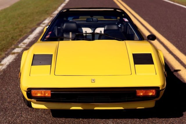 1979 ferrari 308 gts, recent service, fly yellow, check this car out!