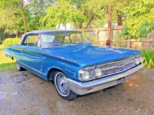 no reserve!! 1963 mercury monterey convertible, last year of production