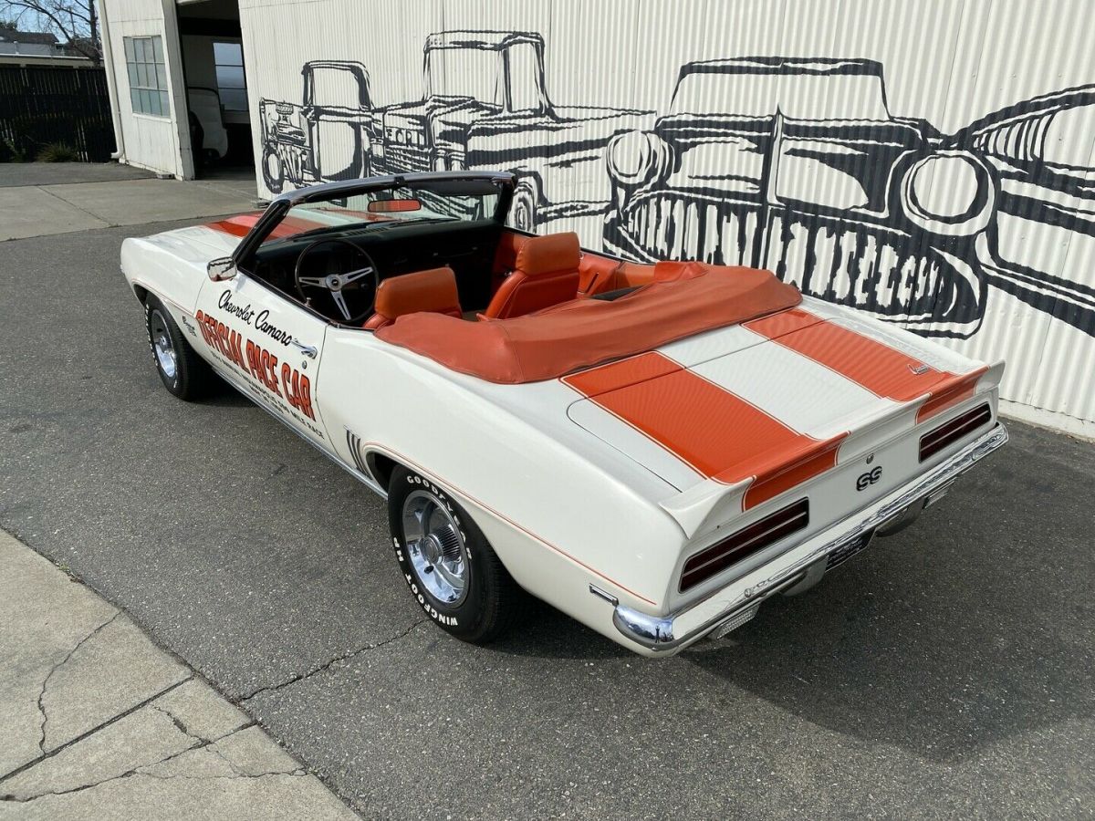 1969 chevrolet camaro 16205 miles white convertible