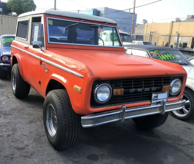 1970 ford bronco 351 conversion- california truck- no rust