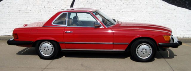 mercede- benz 560sl soft & hard tops