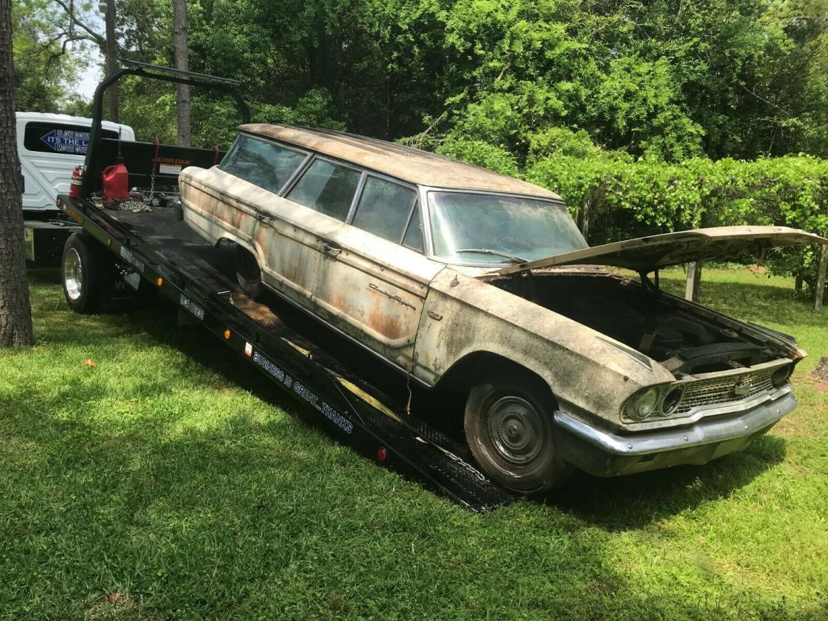 1963 ford galaxie country squire station wagon /