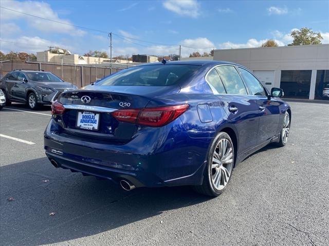 2022 infiniti q50 sensory