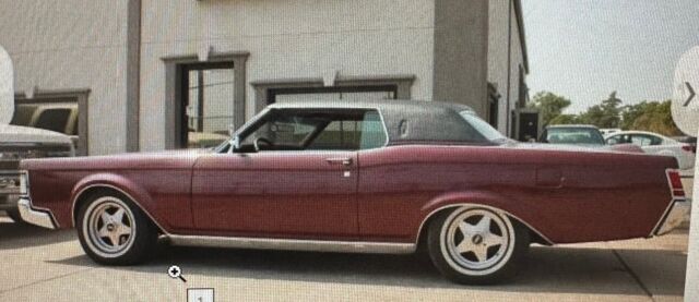 1969 lincoln mark viii red rwd automatic