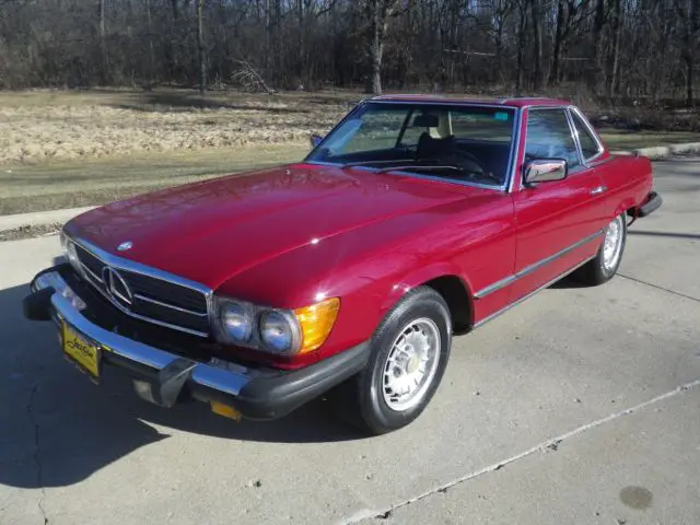 1976 mercedes 450sl roadster 55k miles rust free georgia car 10k paint job 2 top