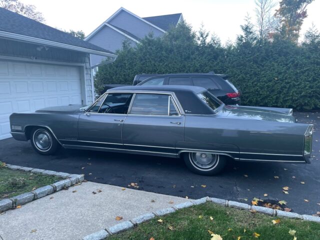 1966 cadillac fleetwood sedan grey rwd automatic brougham