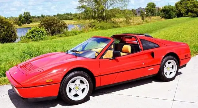 1987 ferrari 328 gts 2 owner major service sept 2015 15k miles
