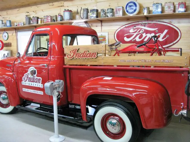 1953 ford truck indian motorcycle sales and service totally restored
