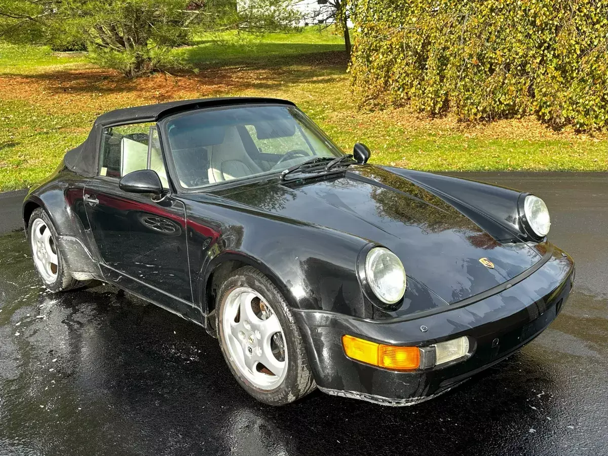 1992 porsche 911 american roadster convertible, wide body - rare