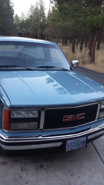 1991 gmc sierra c1500 sle v8 longbed low mile cream buff oregon rust free