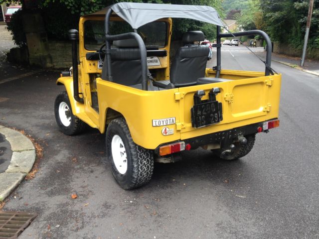 toyota land cruiser fj40 1978 original truck soft top