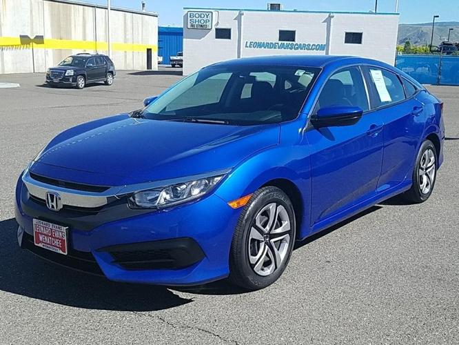 used 2016 honda civic lx sedan wenatchee, wa 98801 for sale in appleyard, washington