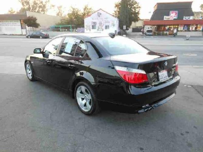 2007 bmw 5 series 525i cold weather pkg, sport pkg, black on black, one owner in north hollywood, ca