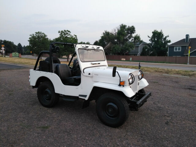 mitsubishi made jeep willys cj - turbo diesel!