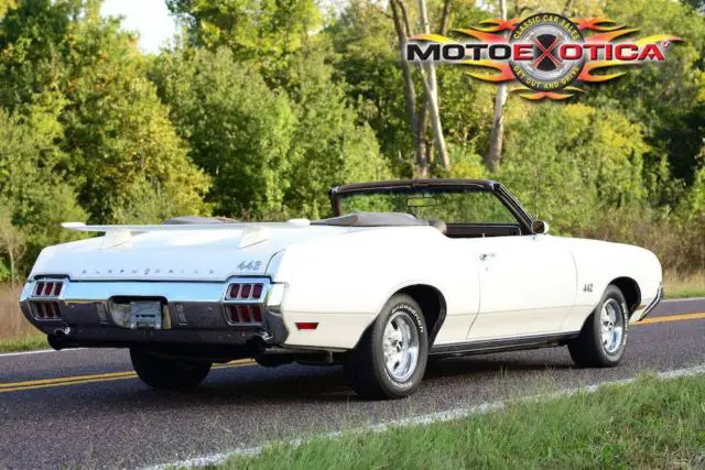 1972 oldsmobile cutlass supreme 442 convertible, numbers matching, 350 v8, a/c