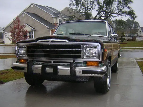 1990 jeep grand wagoneer - camo