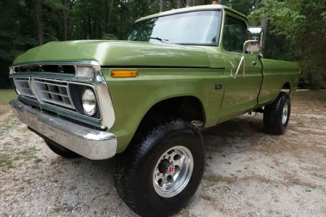 restored 1975 ford f250 ranger xlt lariat highboy 4x4 460 motor super sharp