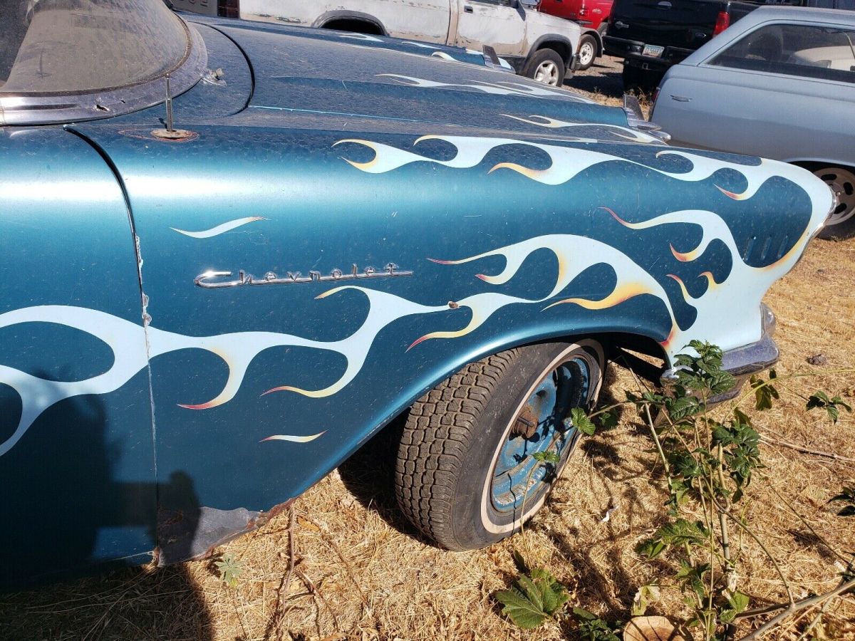 1957 chevrolet 150 wagon blue rwd manual handyman