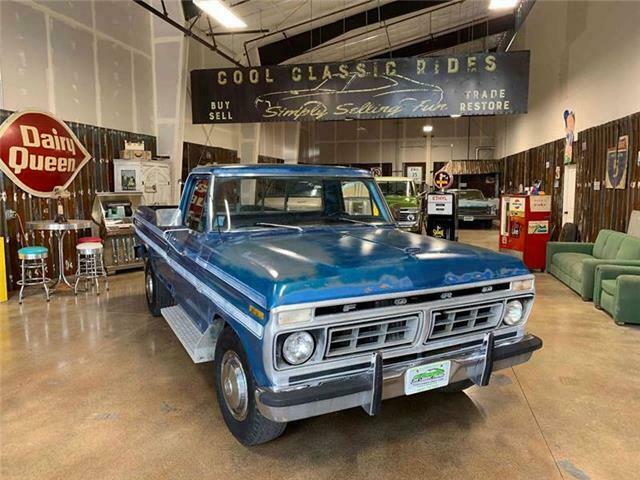 1976 ford f-250, blue with 21,189 miles available now!