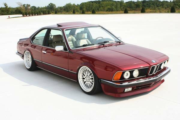 1985 bmw 635csi euro calypsorot!