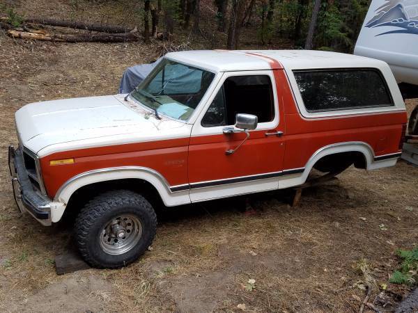 1983 ford bronco xlt shell rust free