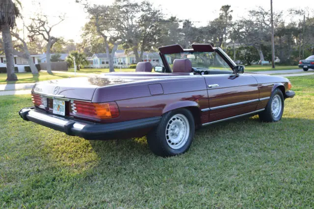 1985 mercedes benz 380sl 63k miles highly original 1 owner window sticker books