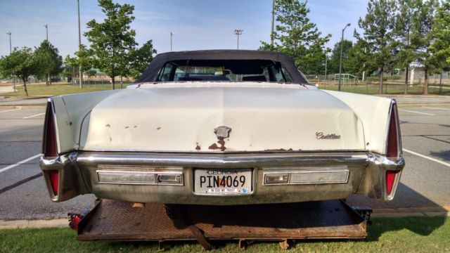 1970 cadillac deville convertible 472 auto 12 bolt rear disc brakes no reserve!!