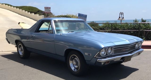1968 chevrolet el camino~chevelle hi perf v8/automatic. ls6 posi restomod