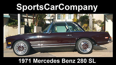 1971 mercedes benz 280 sl roadster restored in&out stunning example $79,998!