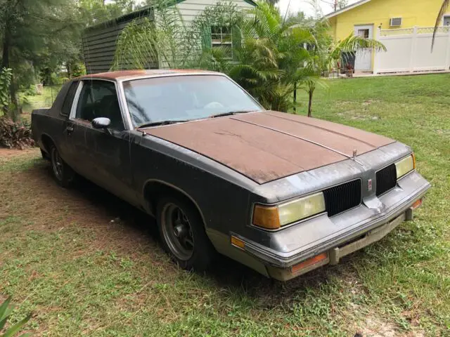 1987 oldsmobile 442 coupe grey rwd automatic