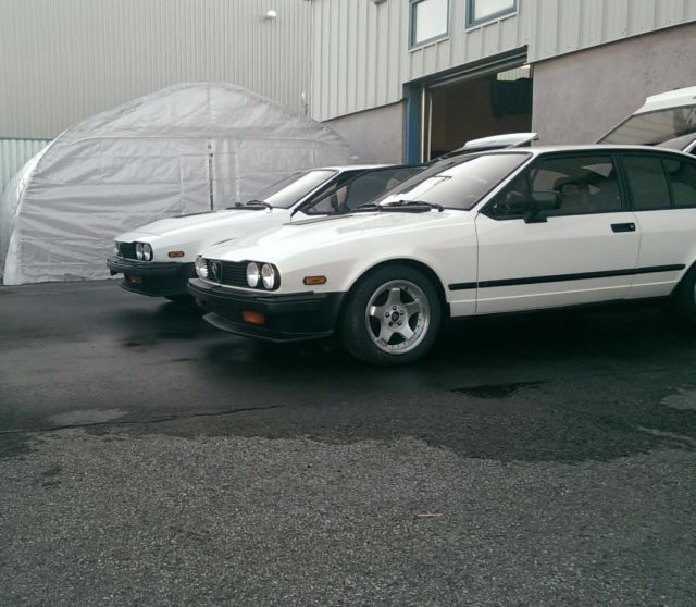 alfa romeo gtv6 white 1986 mint condition