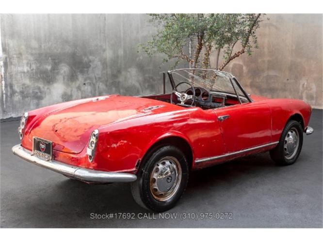 1963 alfa romeo giulia spider in beverly hills, california